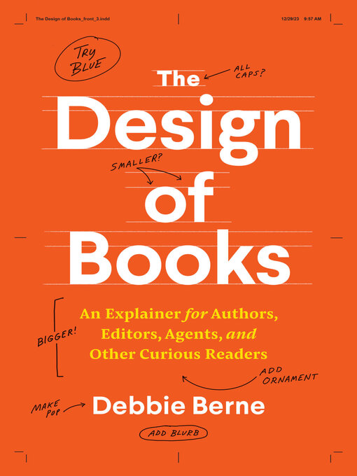 Title details for The Design of Books by Debbie Berne - Wait list
